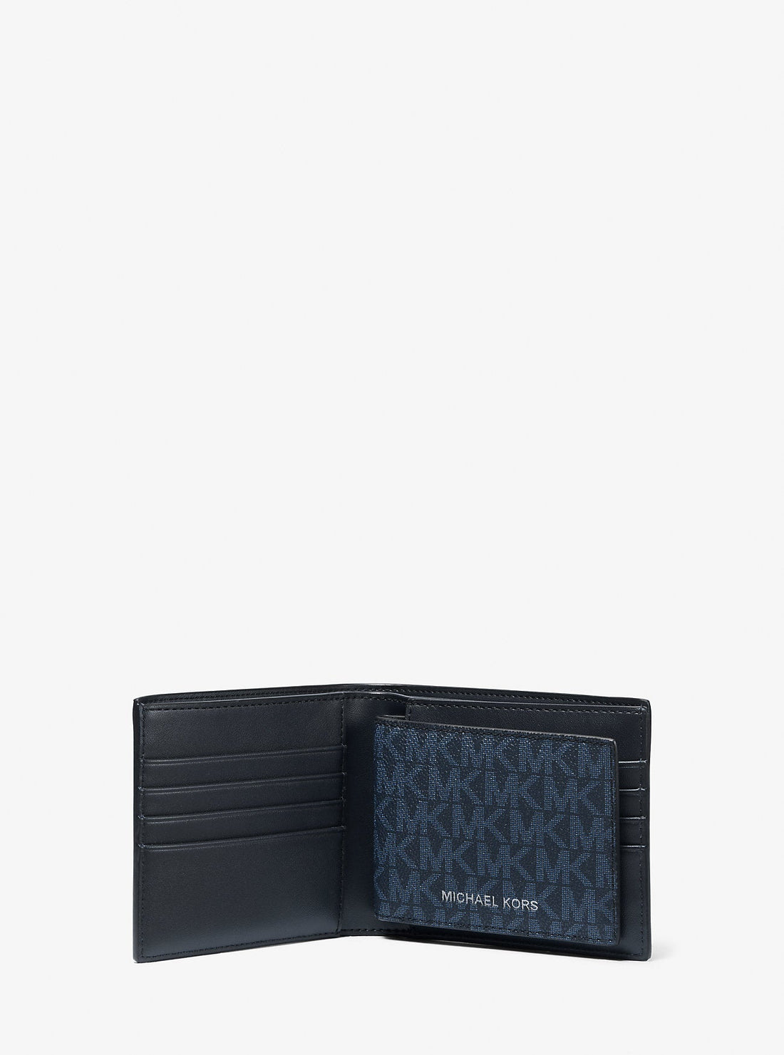 Cooper Logo Billfold Wallet With Passcase Admrl-Plblue Admrl-Plblue