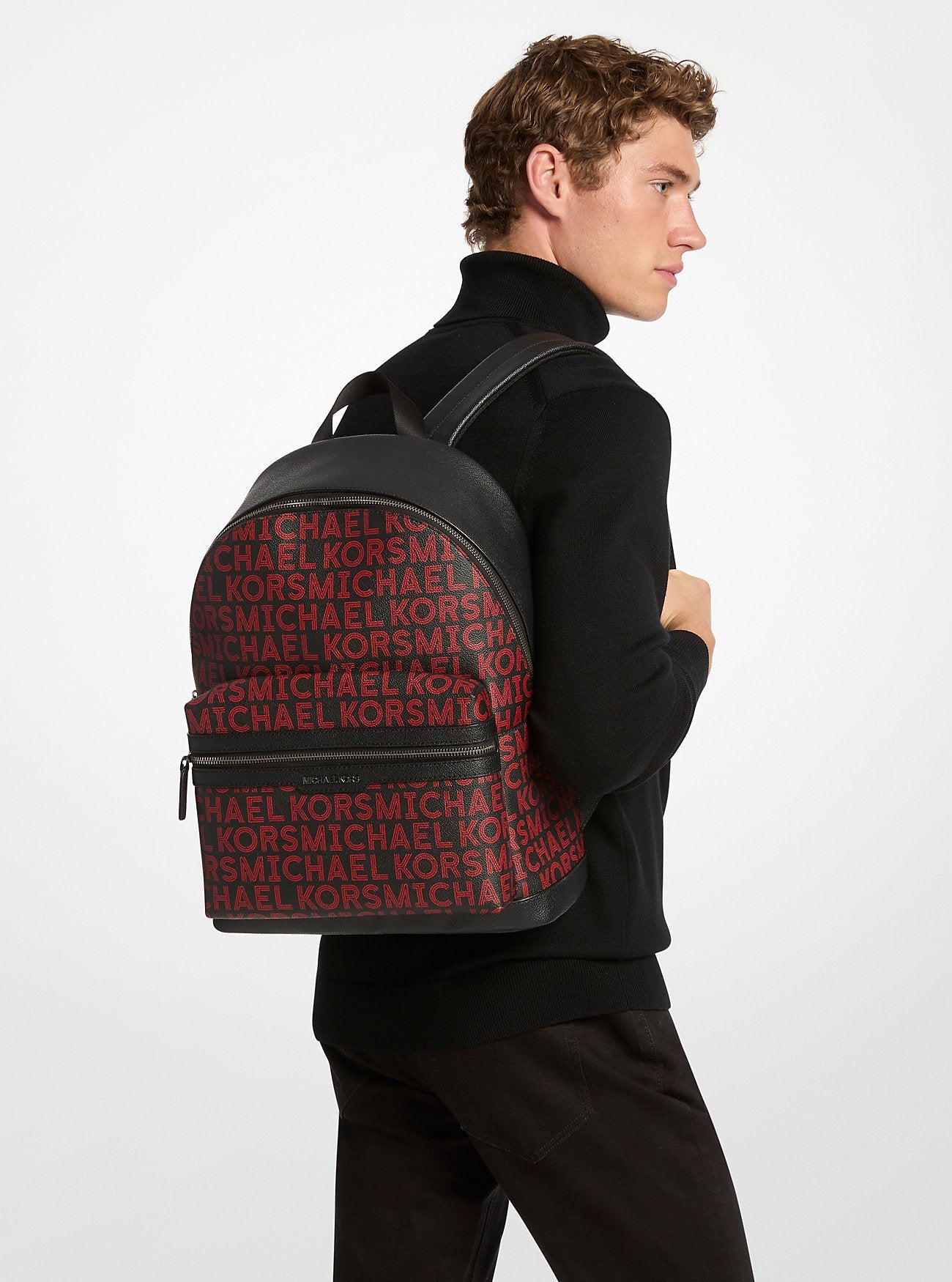 Cooper Medium Graphic Logo Backpack Bright Red Bright Red