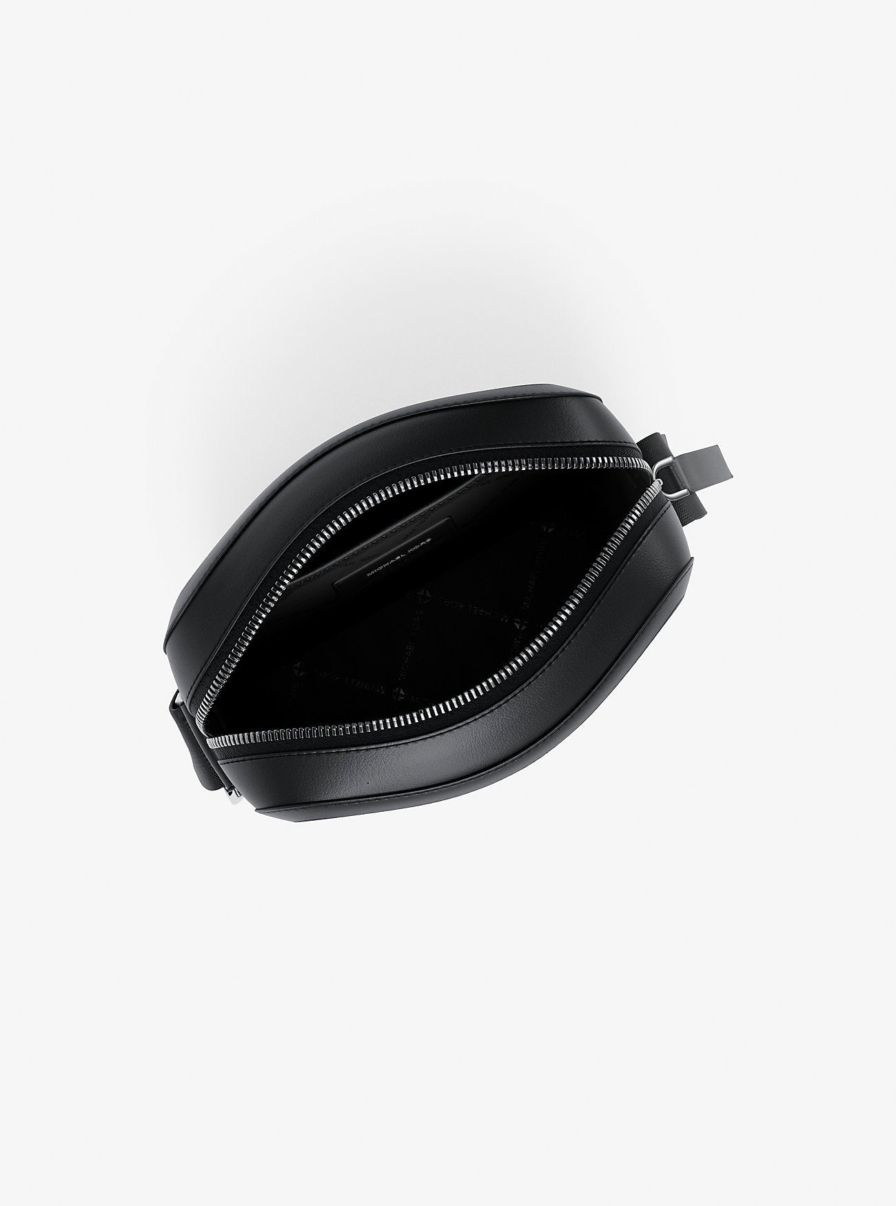 Cooper Metallic Logo Debossed Flight Bag Black Black