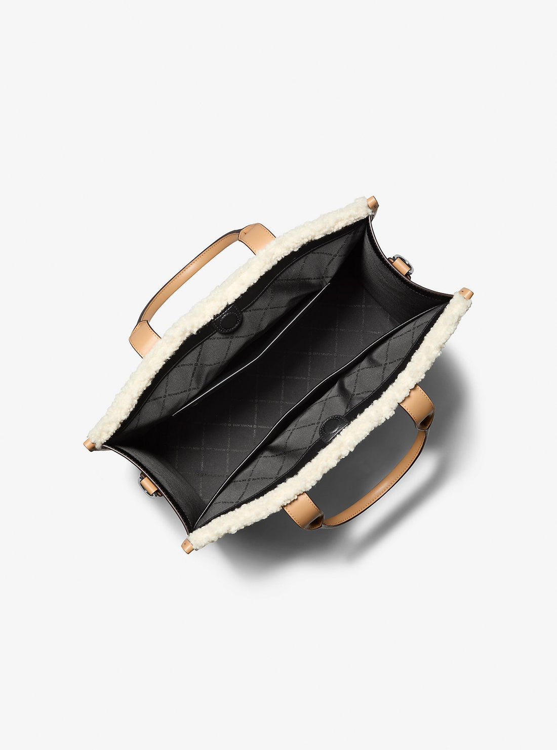 Cooper Medium Sherpa Convertible Tote Bag Peanut Peanut