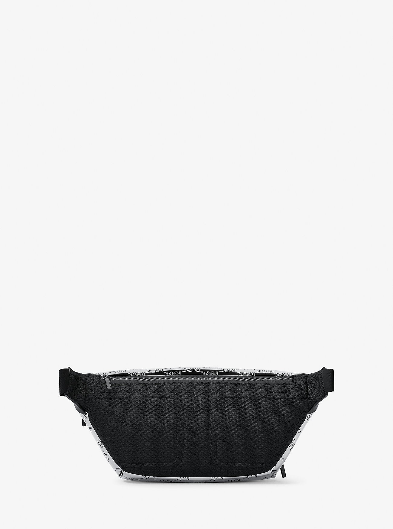 Cooper Medium Metallic Logo Debossed Utility Sling Pack Silver Silver