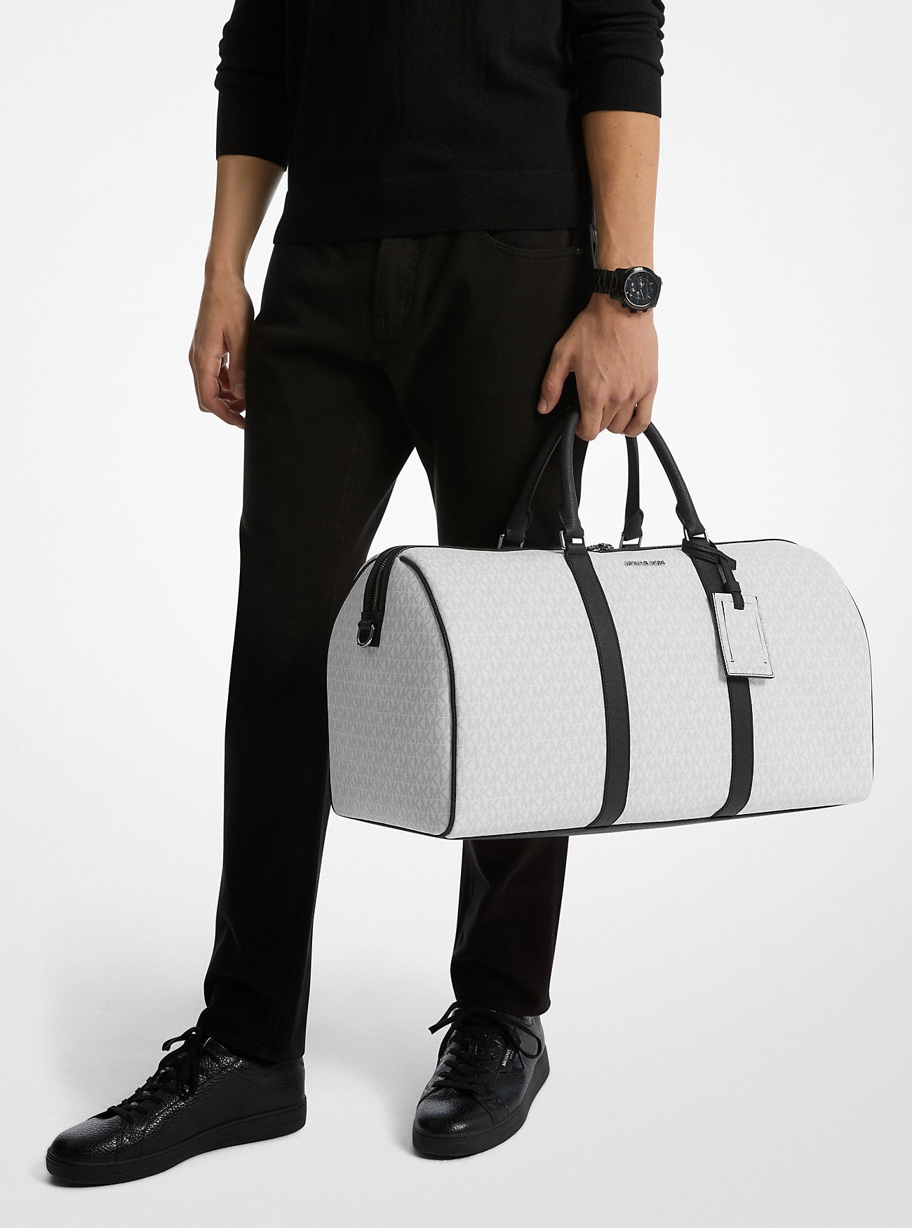Harrison Logo Weekender Bag Bright Wht Bright Wht