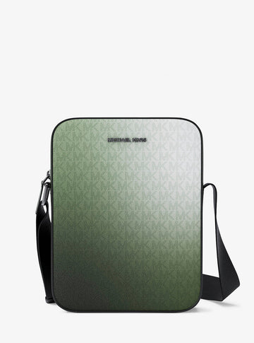 Cooper Small Ombre Signature Logo Reporter Bag Moss Multi Moss Multi