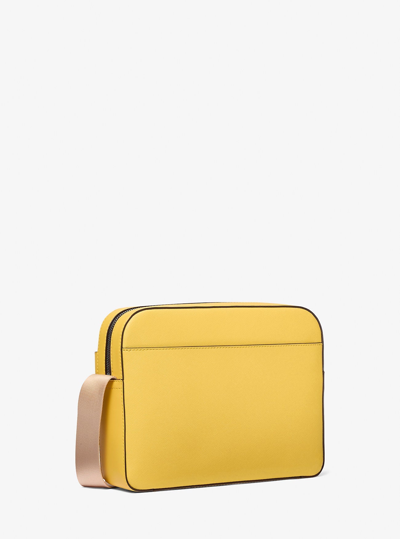 Cooper Saffiano Leather Utility Crossbody Bag Daisy Yellow Daisy Yellow