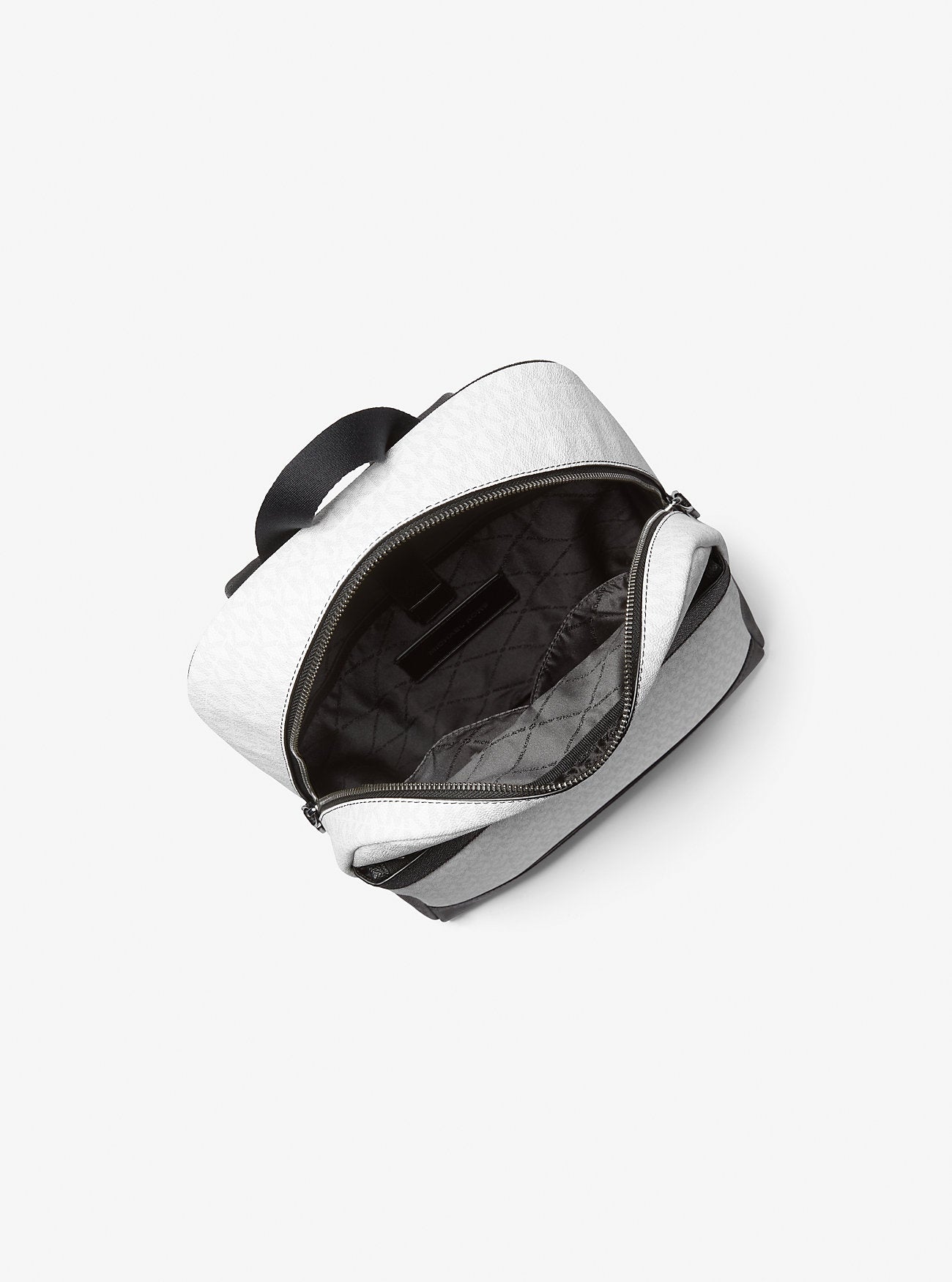Cooper Medium Signature Logo Backpack Bright Wht Bright Wht