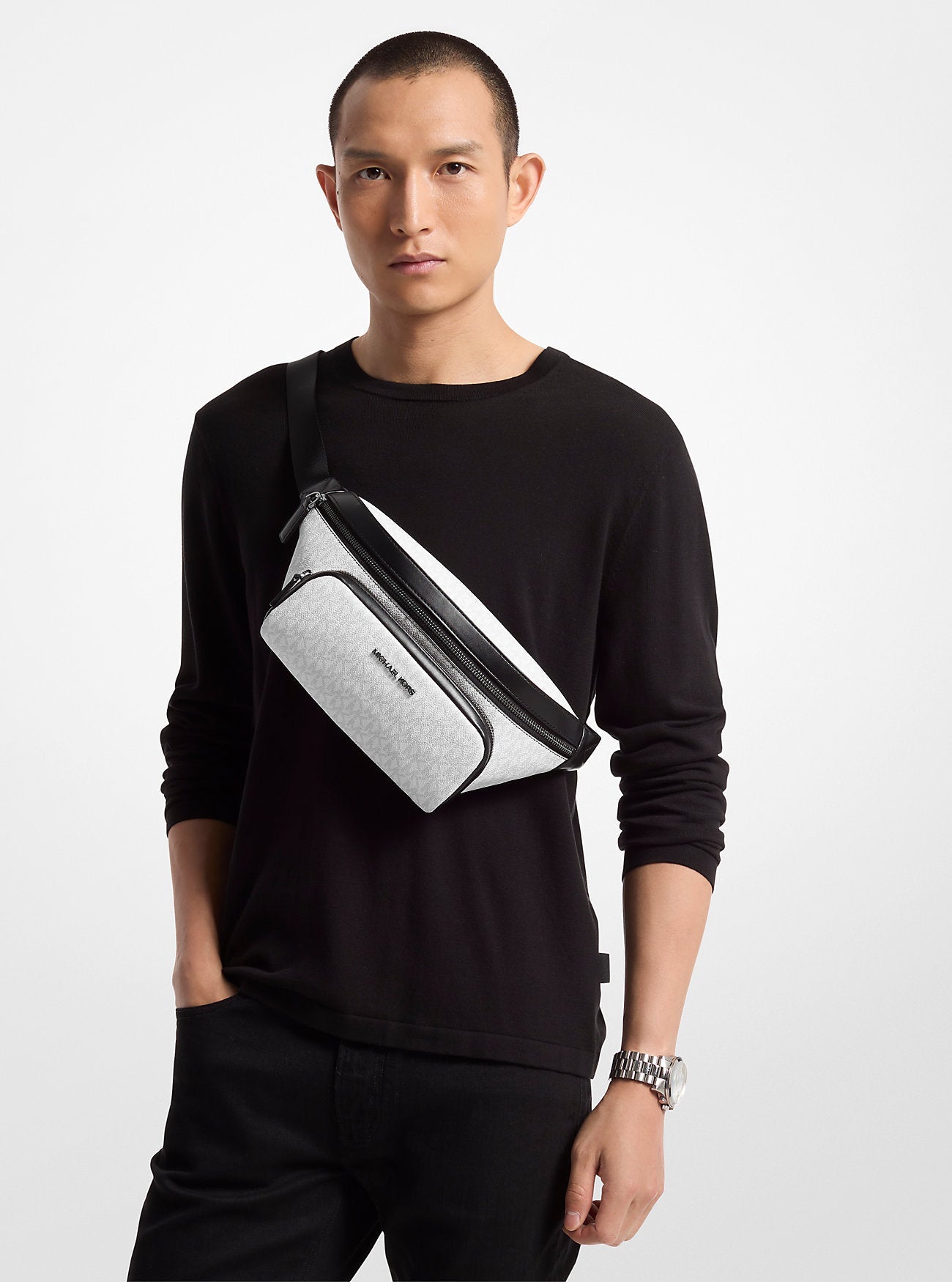 Cooper Logo Belt Bag Bright Wht Bright Wht