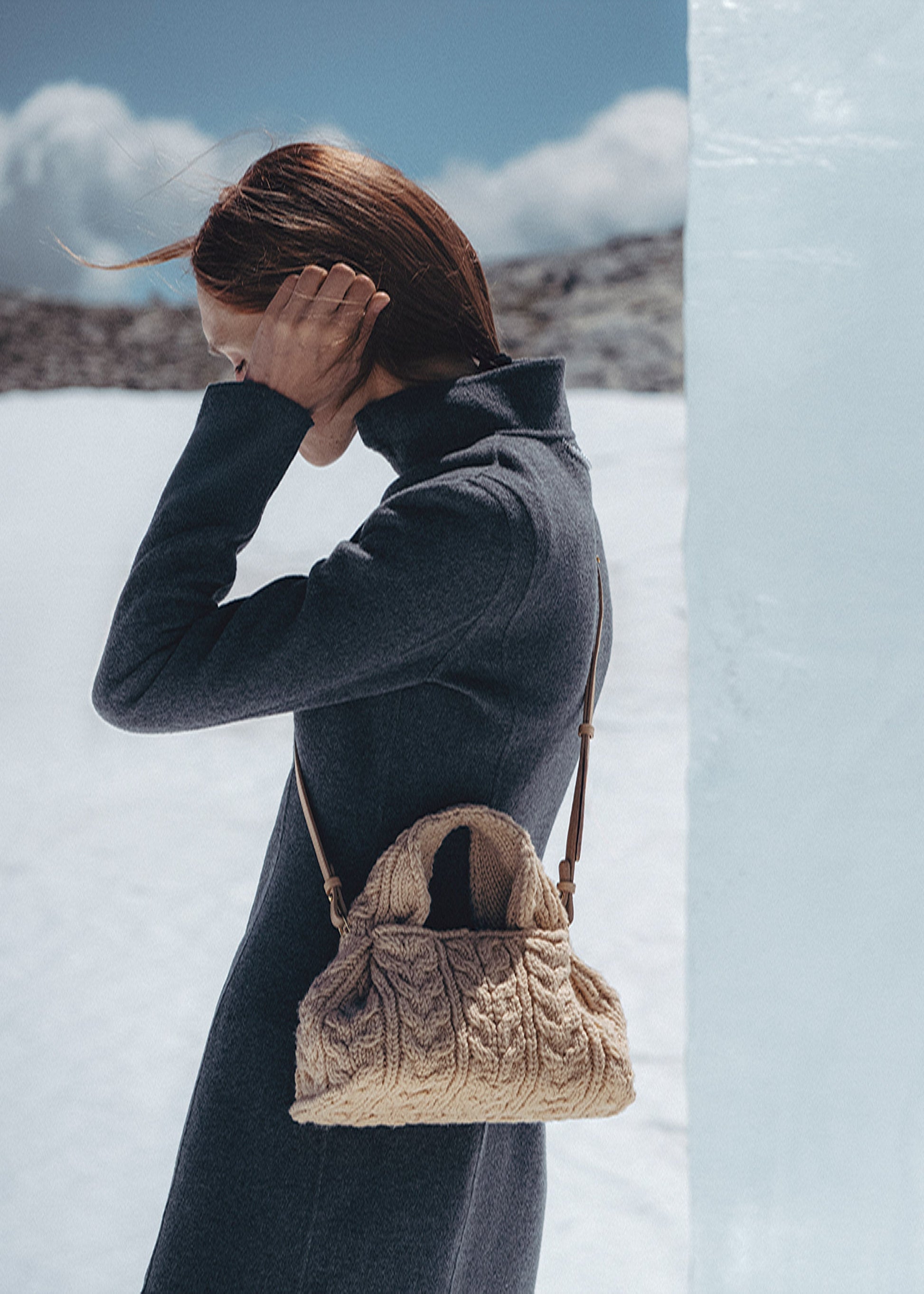 Polene Numero Neuf Mini Merino Ecru