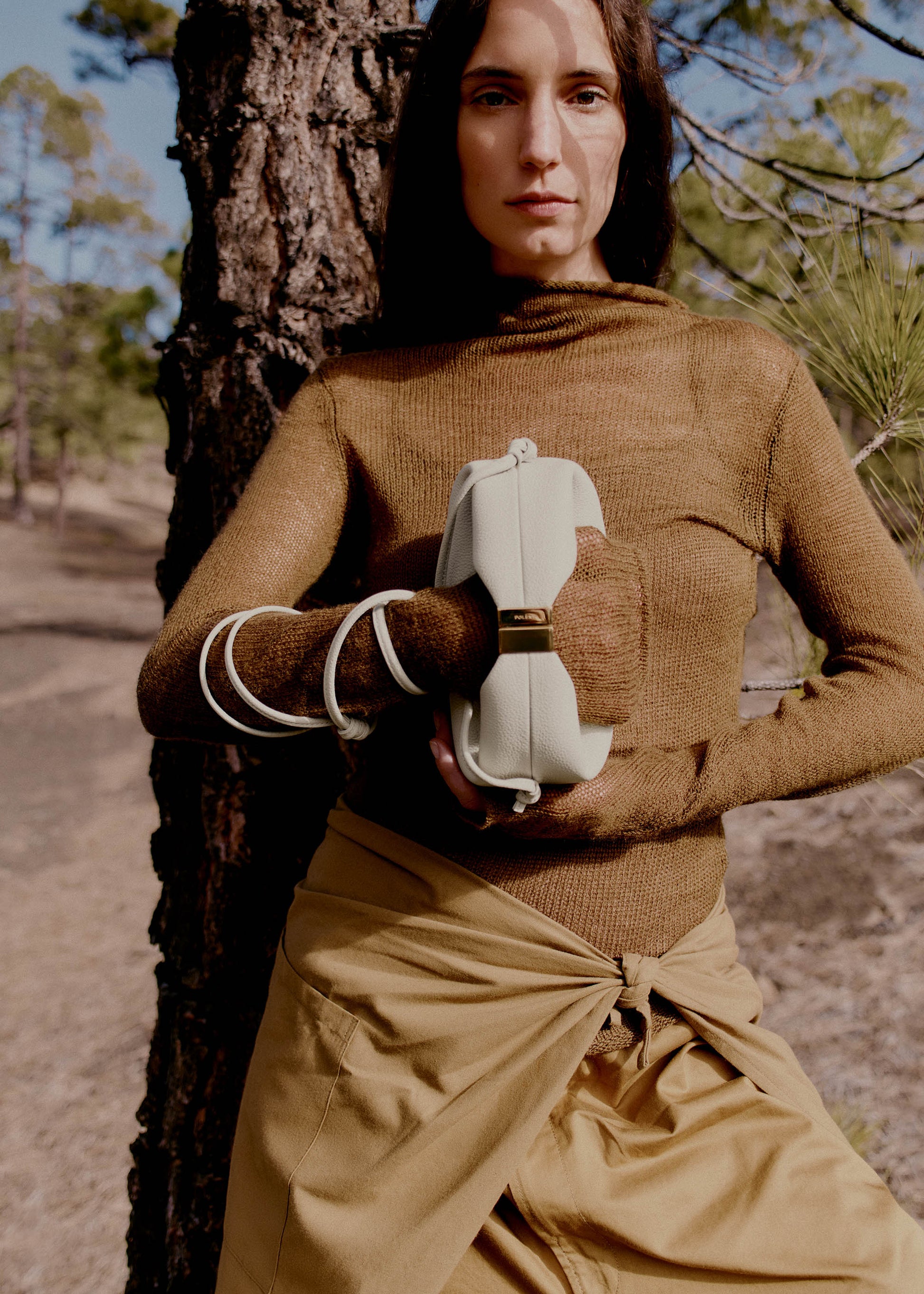 Polene Beri Textured Chalk