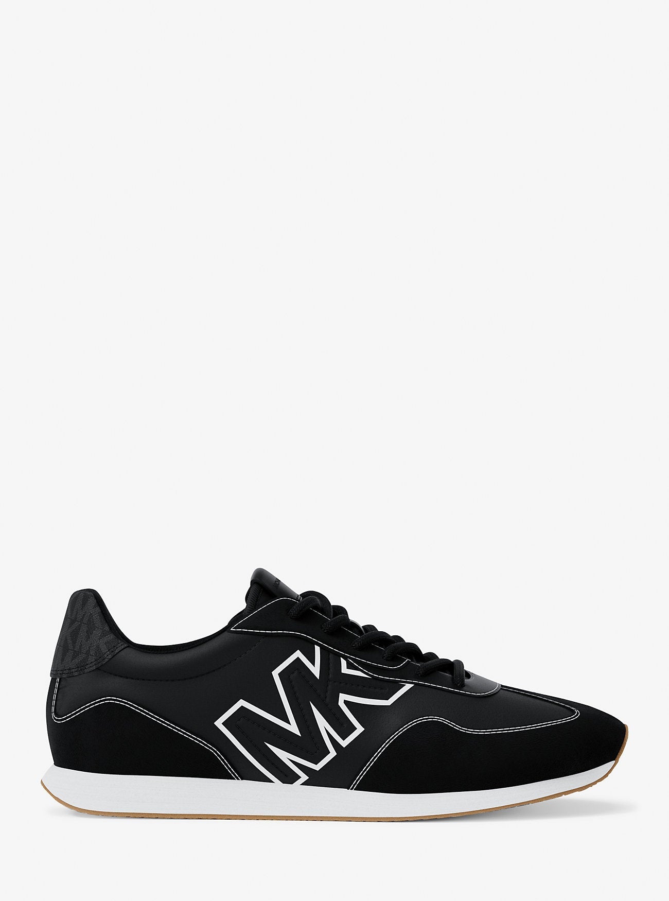 Essex Mixed-Media Trainer Black Black