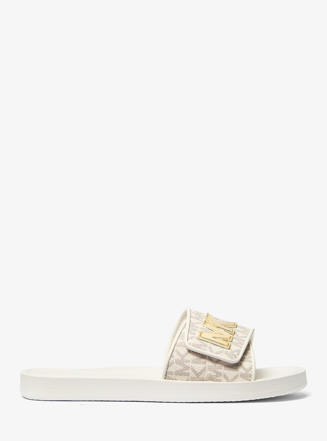 Palmer Signature Logo Slide Sandal Vanilla Vanilla