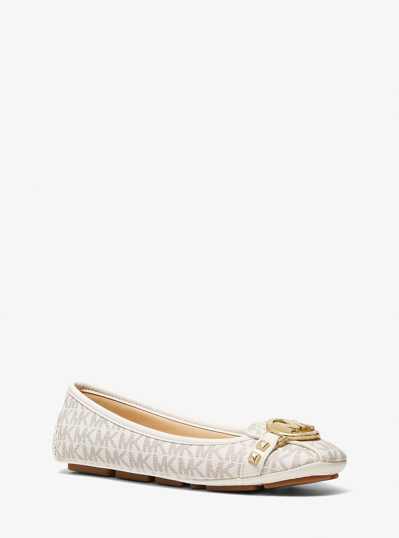 Fulton Studded Logo Moccasin Vanilla Vanilla