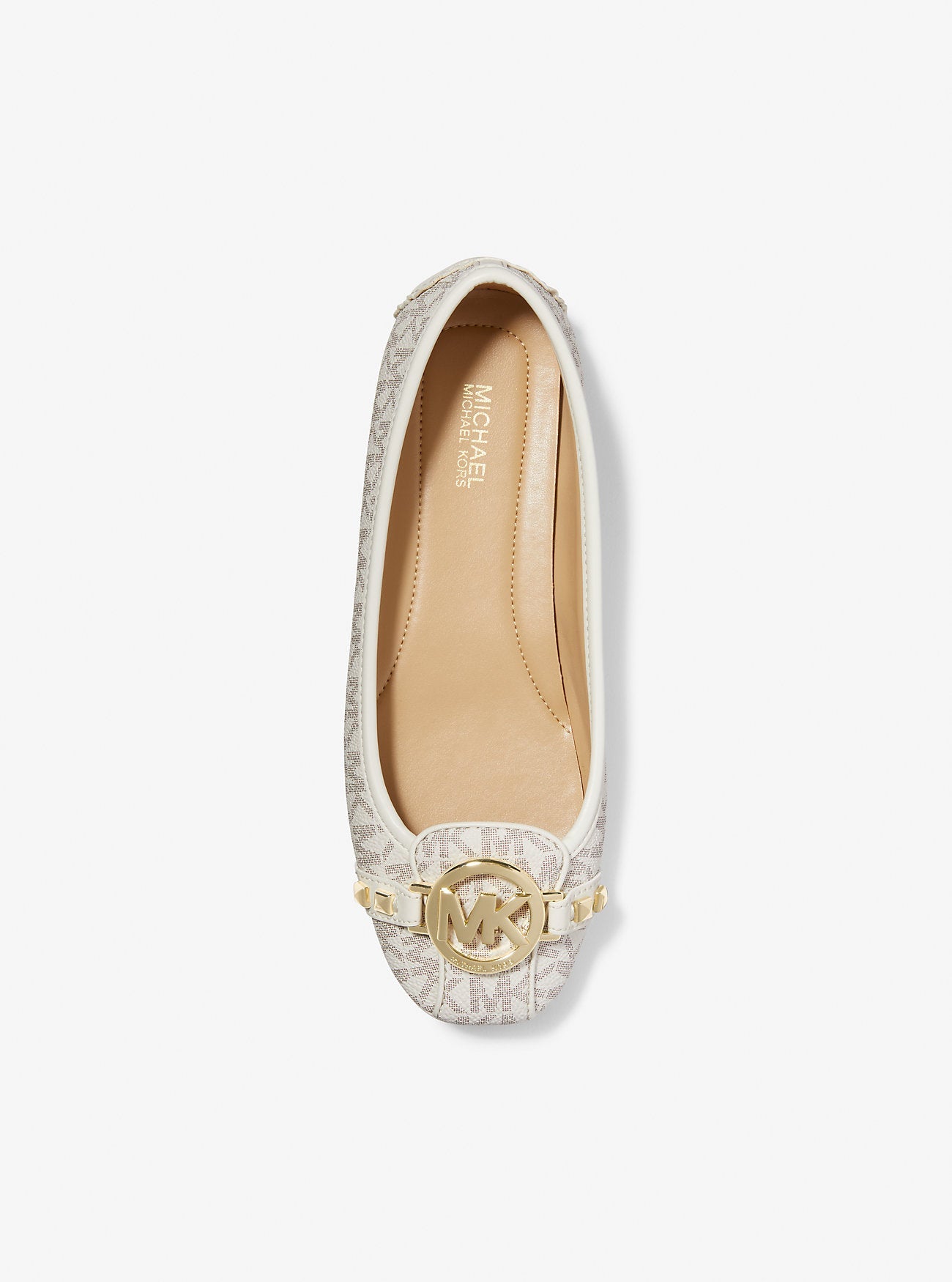 Fulton Studded Logo Moccasin Vanilla Vanilla