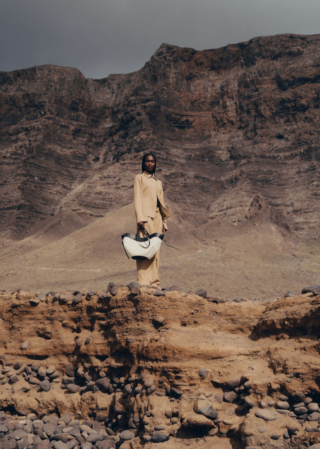 Polene Cyme Black Canvas