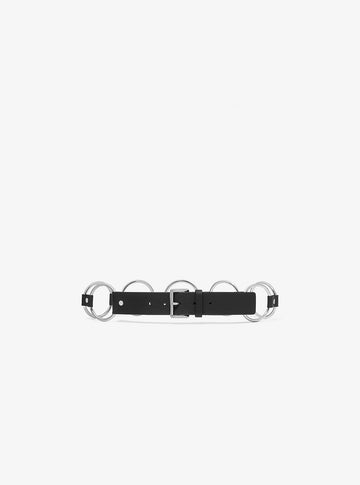 Ring Belt Black-Silver Black-Silver