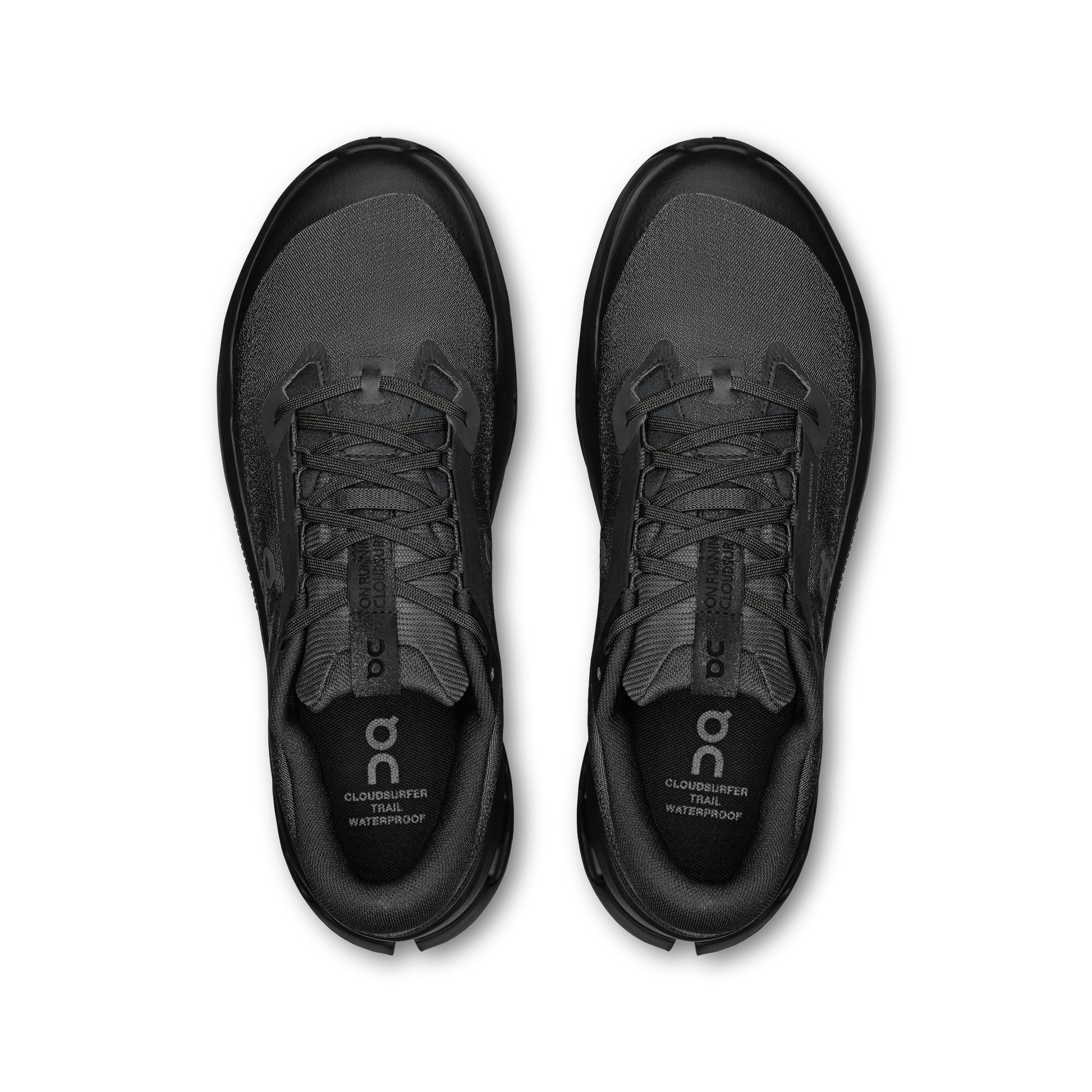 On Cloudsurfer Trail 2 Waterproof Black Black