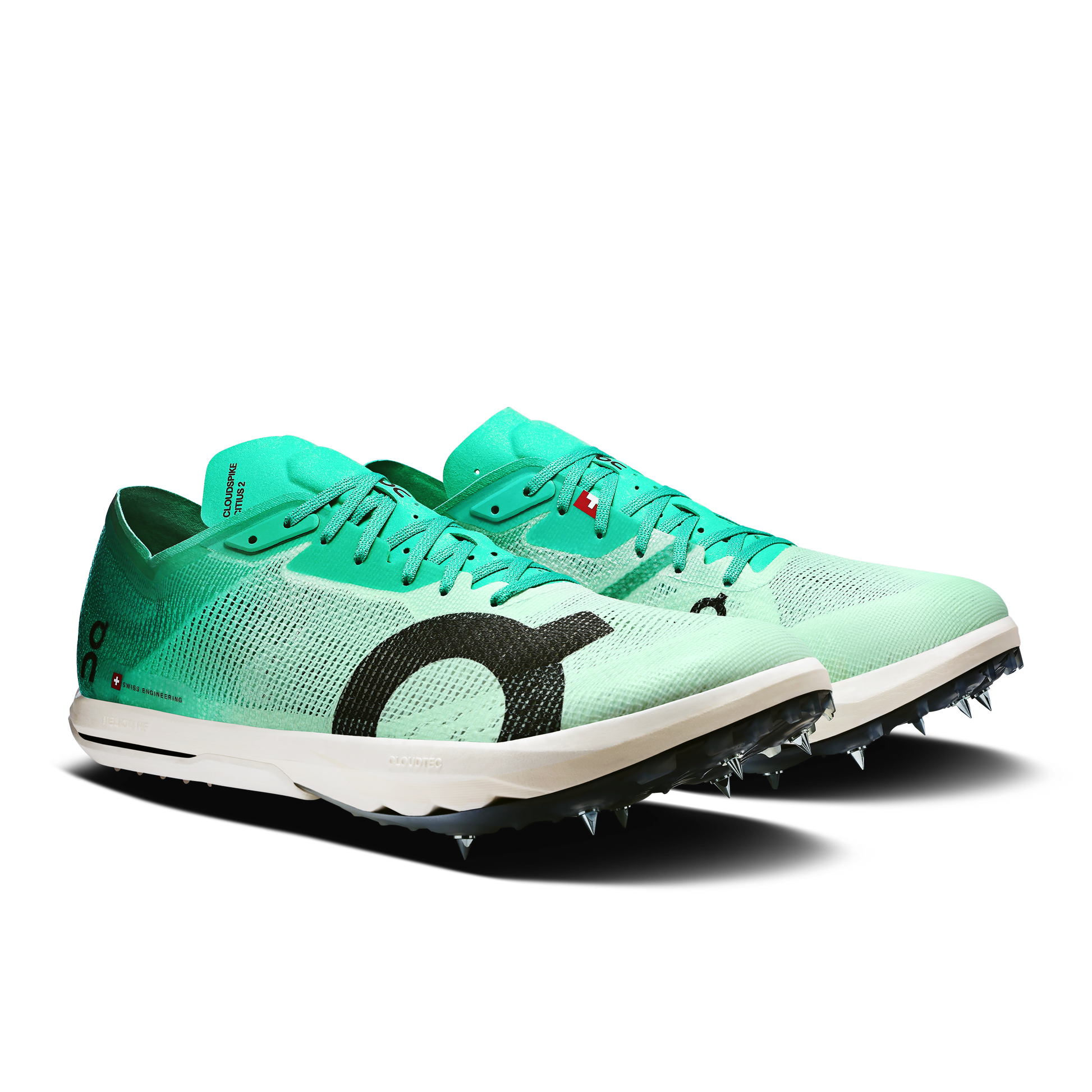 On Cloudspike Citius 2 Mint White