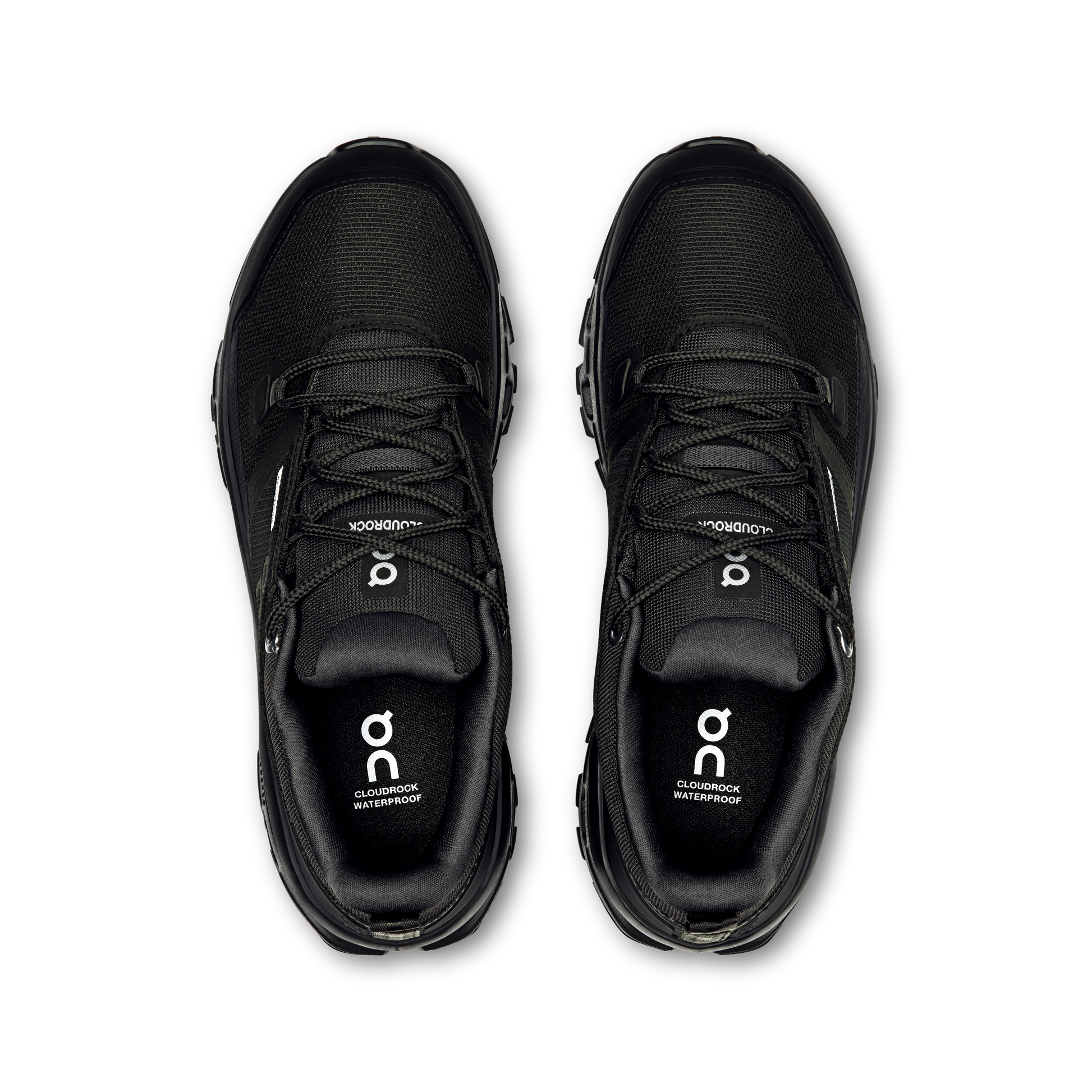 On Cloudrock Low Waterproof Black Black (Women'S)