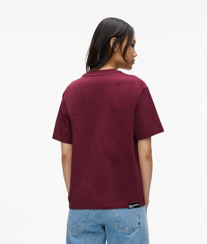 KarlLagerfeld Western Camera Bag Zinfandel