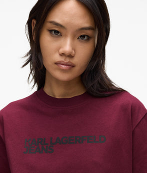 KarlLagerfeld Western Shoulder Bag Zinfandel