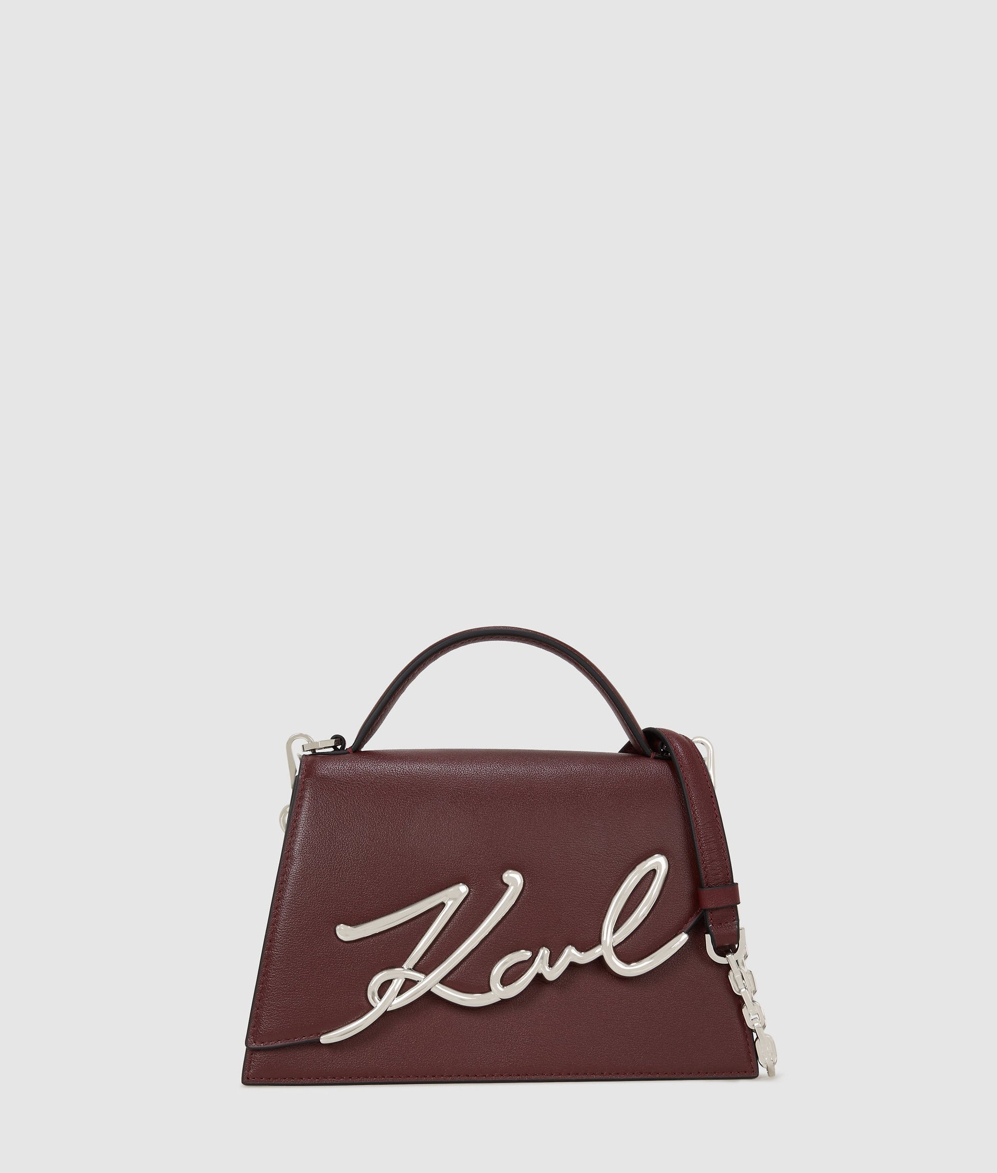 KarlLagerfeld Ksignature Medium Crossbody Bag Windsor Wine