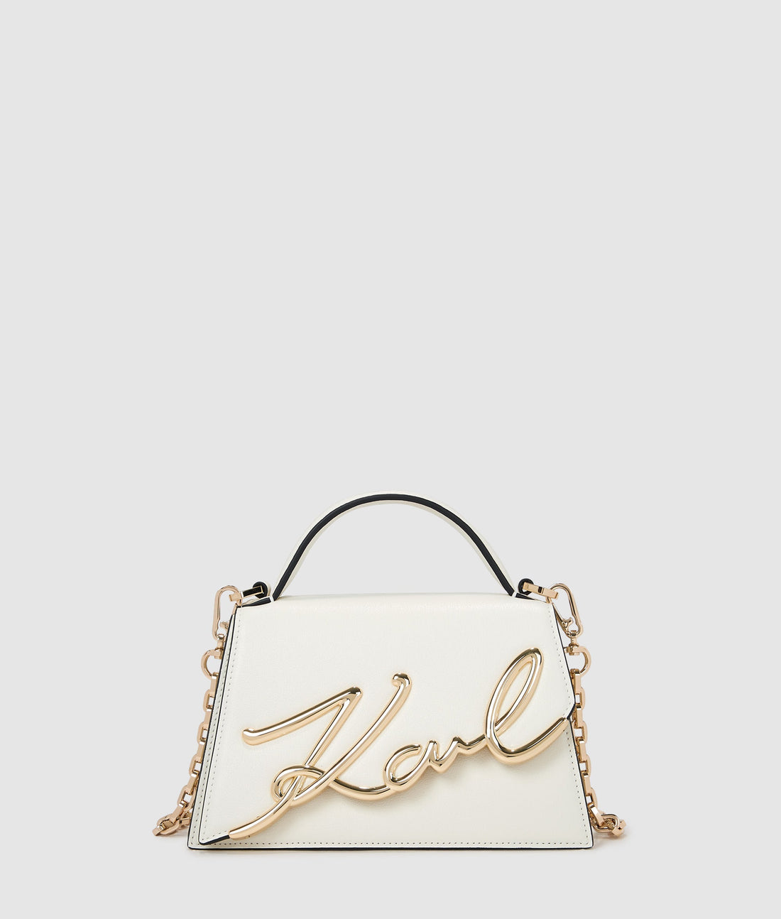 KarlLagerfeld Ksignature Small Crossbody Bag Off White