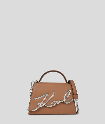 KarlLagerfeld Ksignature Small Crossbody Bag Terra