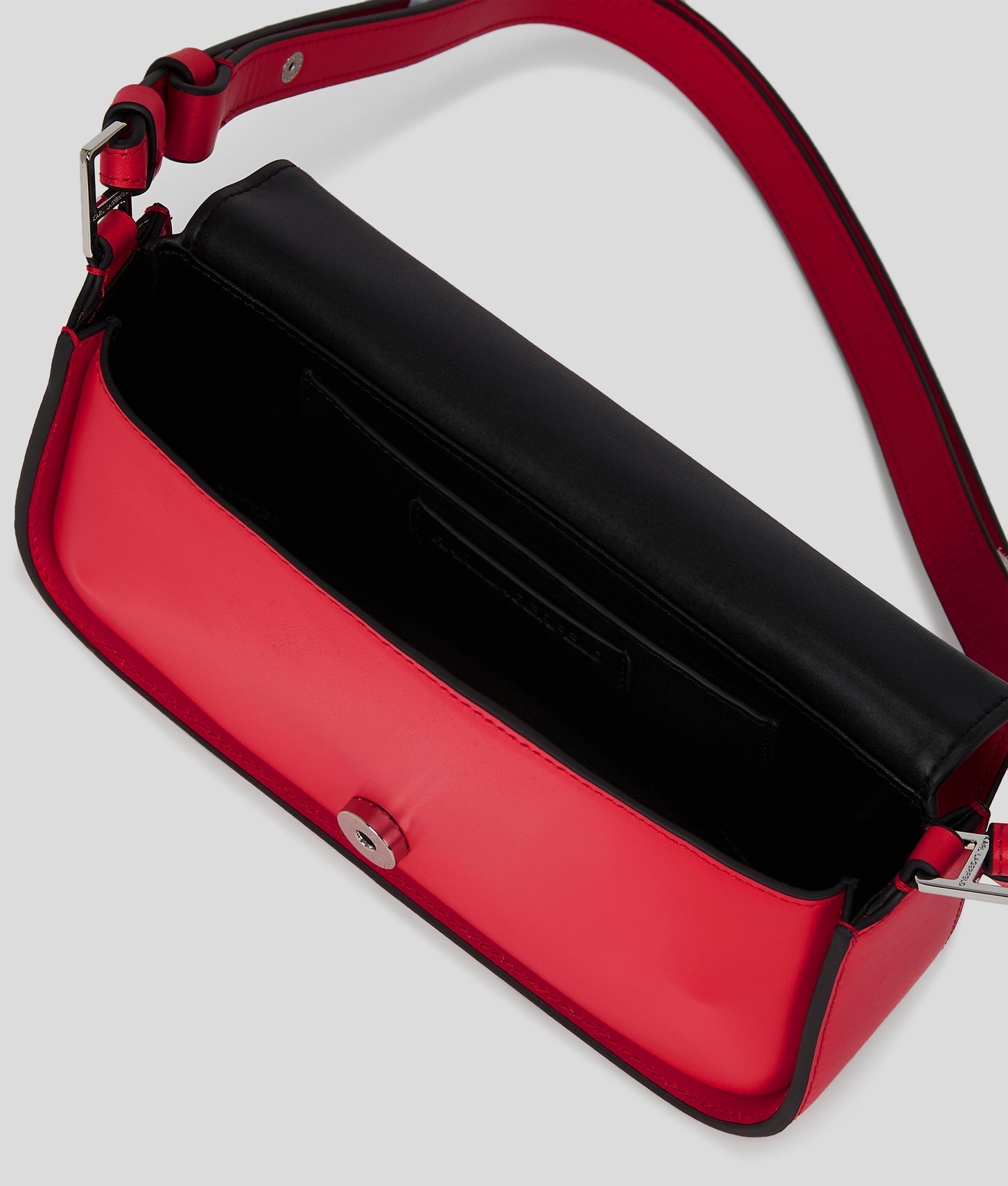 KarlLagerfeld Ksignature Two-Way Crossbody Bag Hibiscus