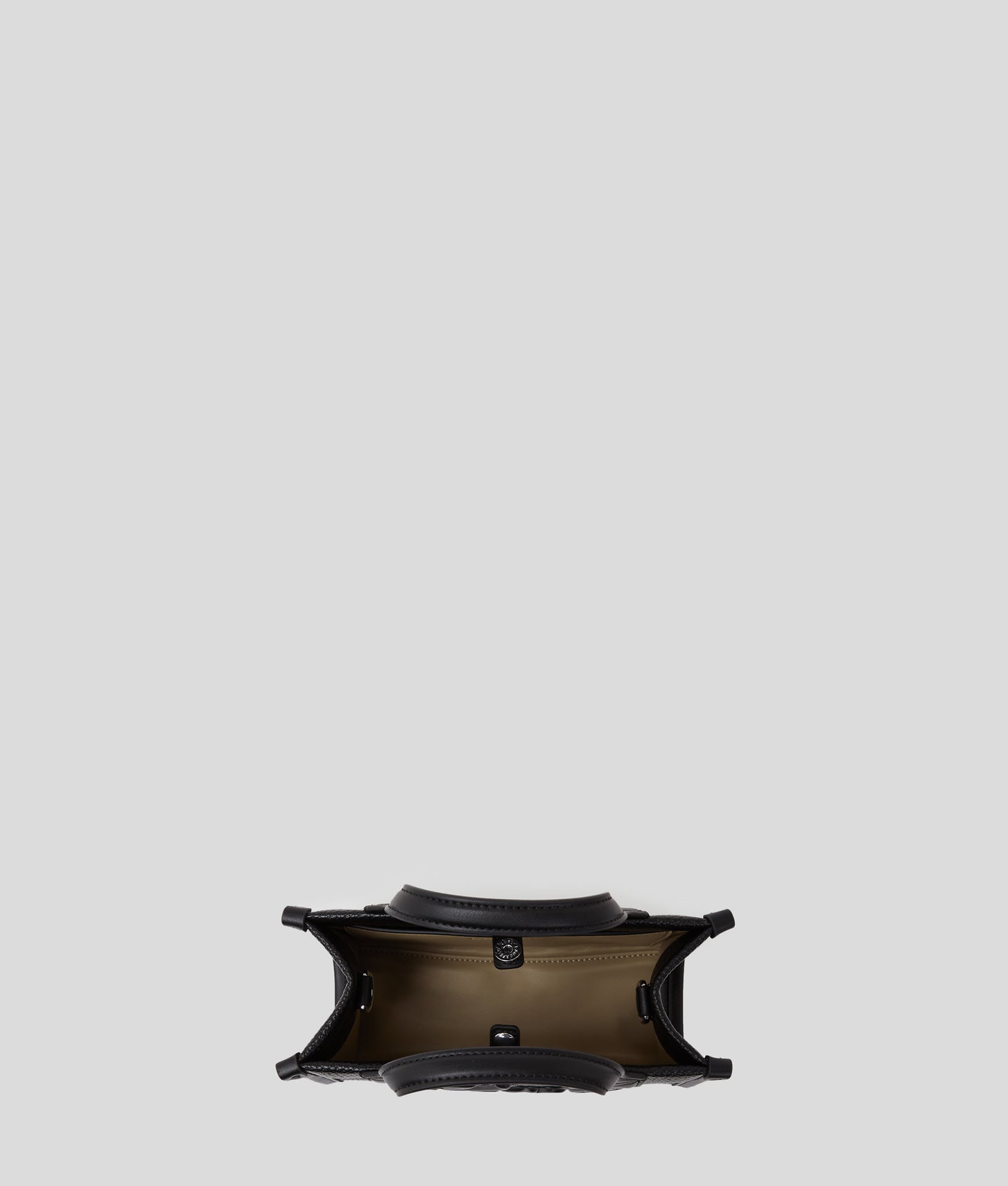 KarlLagerfeld Kskuare Grainy Small Tote Grainy Black
