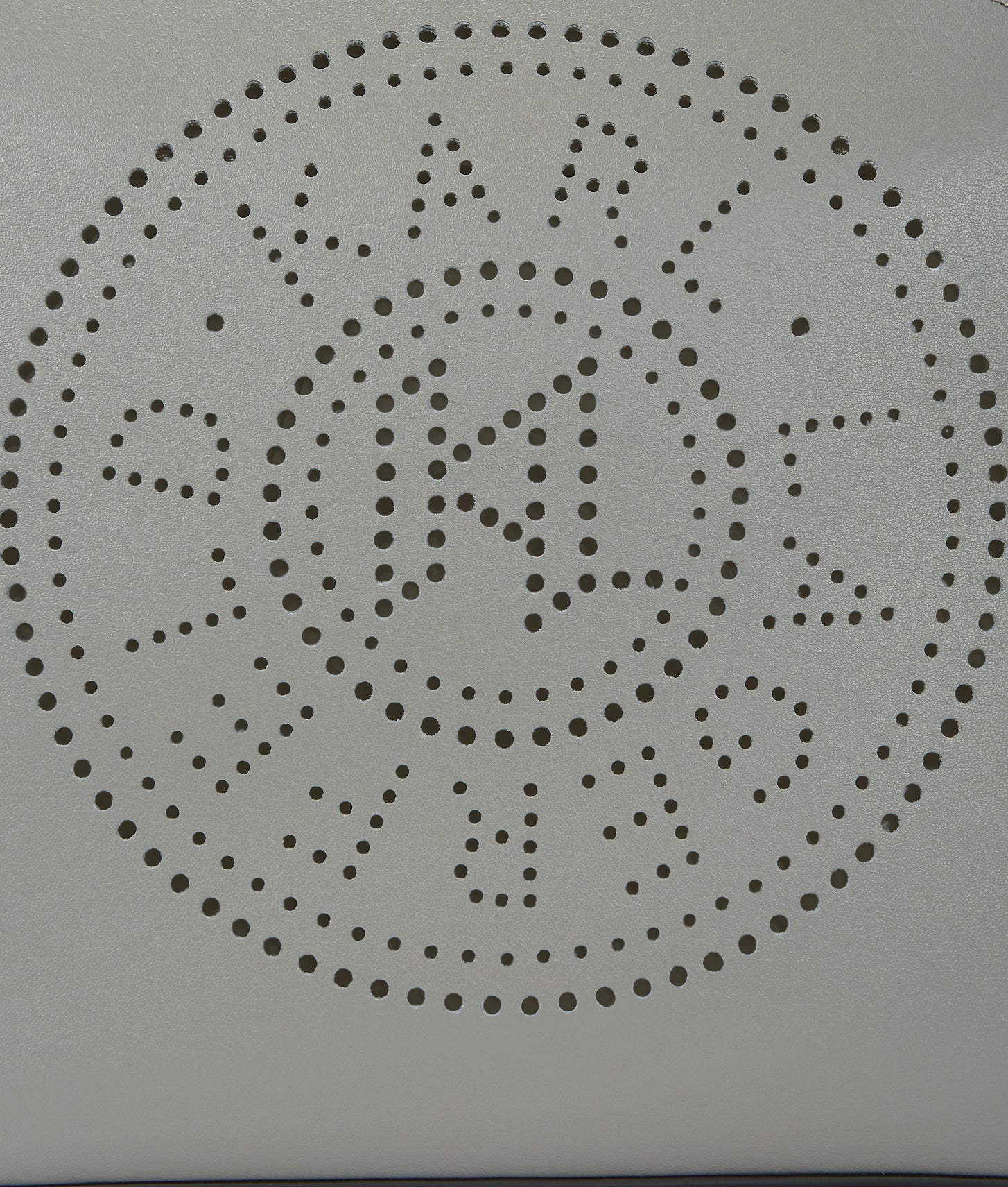 KarlLagerfeld Kcircle Perforated Small Tote Bag Cloud Grey