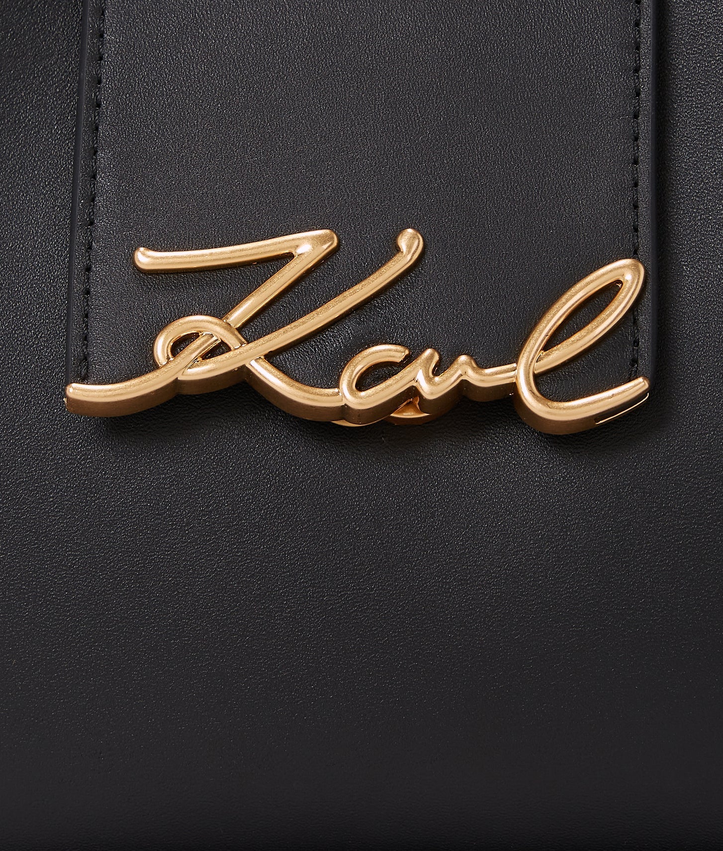 KarlLagerfeld Ksignature Small Shoulder Bag Black/Gold
