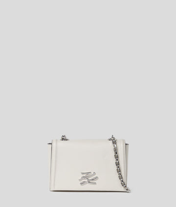 KarlLagerfeld Kautograph Crossbody Bag Cement