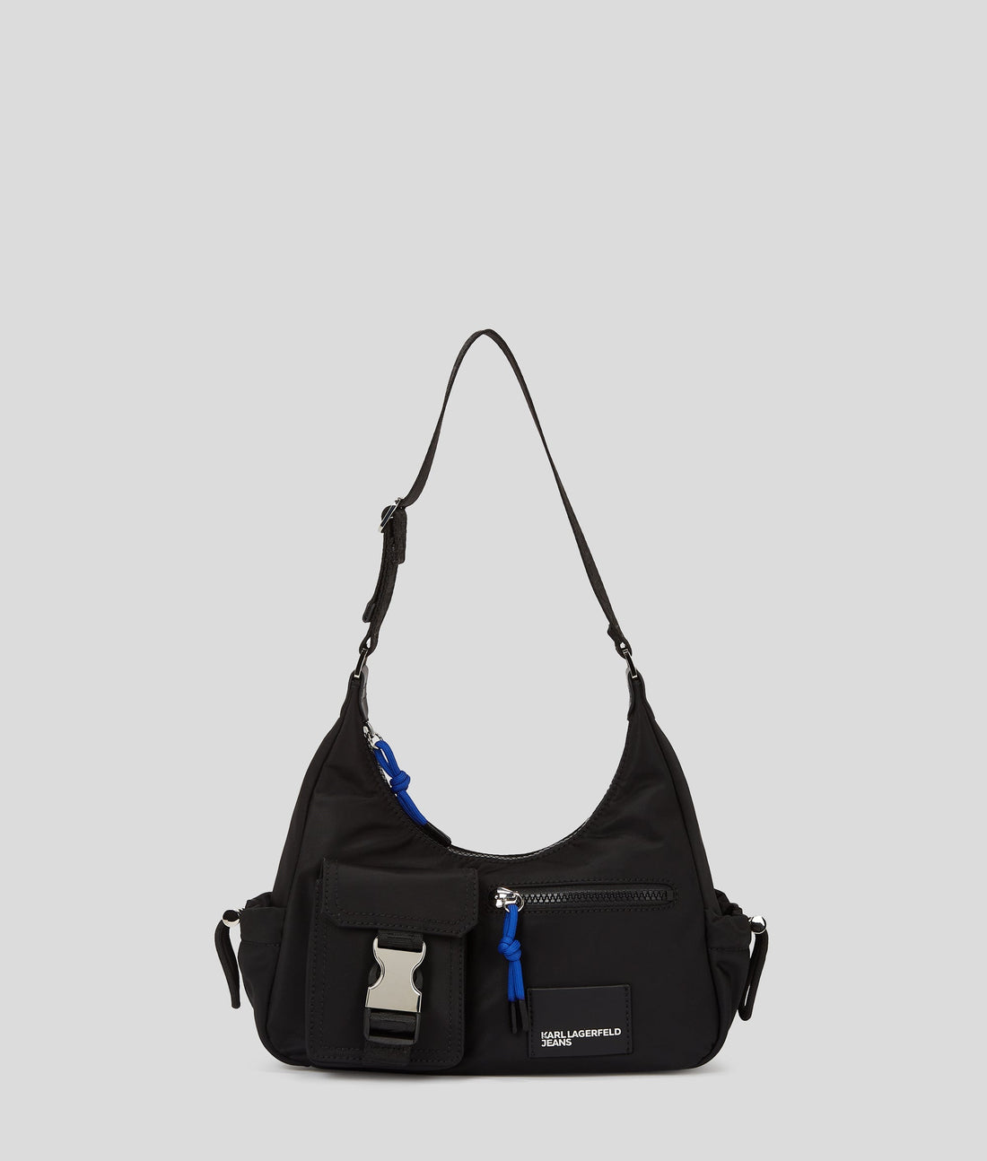 KarlLagerfeld Street Nylon Shoulder Bag Black