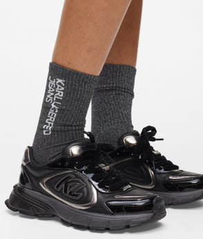 KarlLagerfeld Logo Nylon Backpack Black