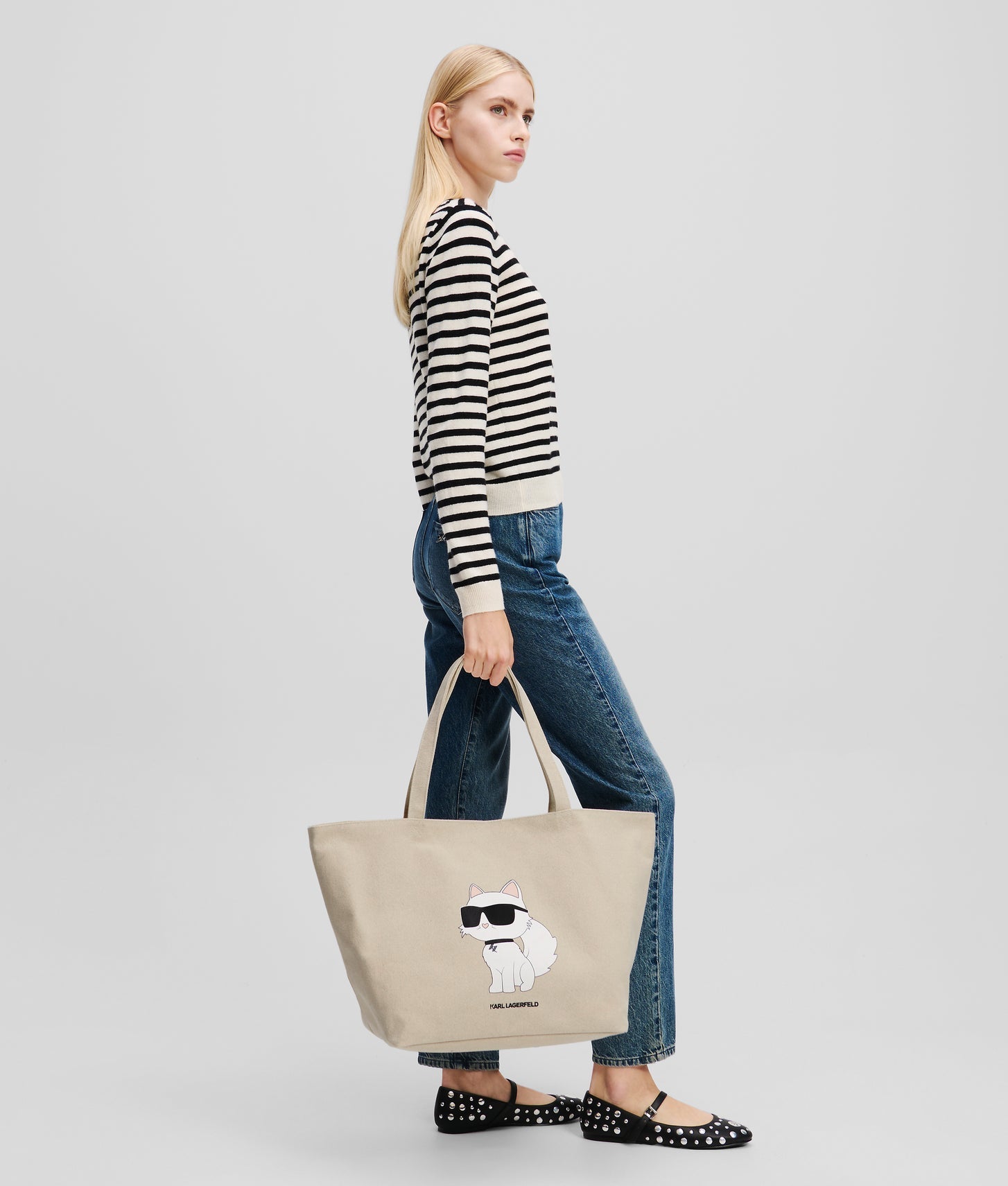 KarlLagerfeld Ikon Choupette Shopper Natural