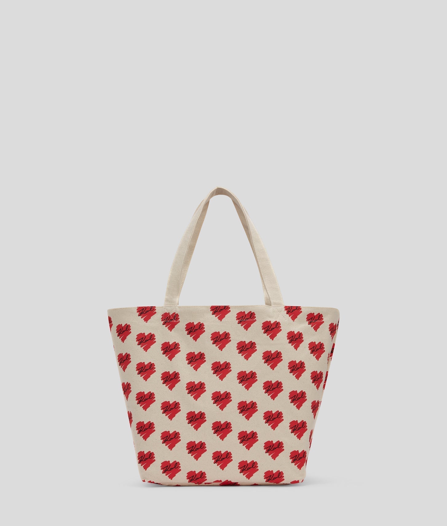 KarlLagerfeld Kheart Reversible Shopper Natural