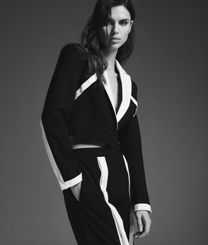 KarlLagerfeld Kl X Joann Bracelet Bag White/Black