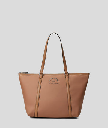 KarlLagerfeld Rue St-Guillaume Medium Tote Bag Clay