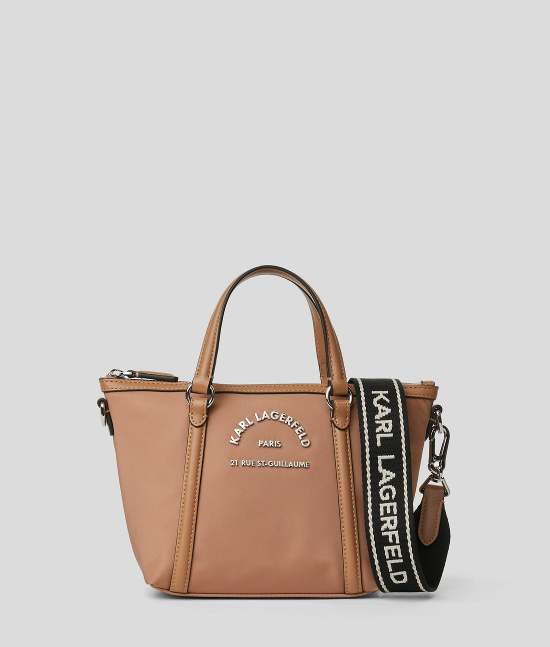 KarlLagerfeld Rue St-Guillaume Mini Tote Bag Clay