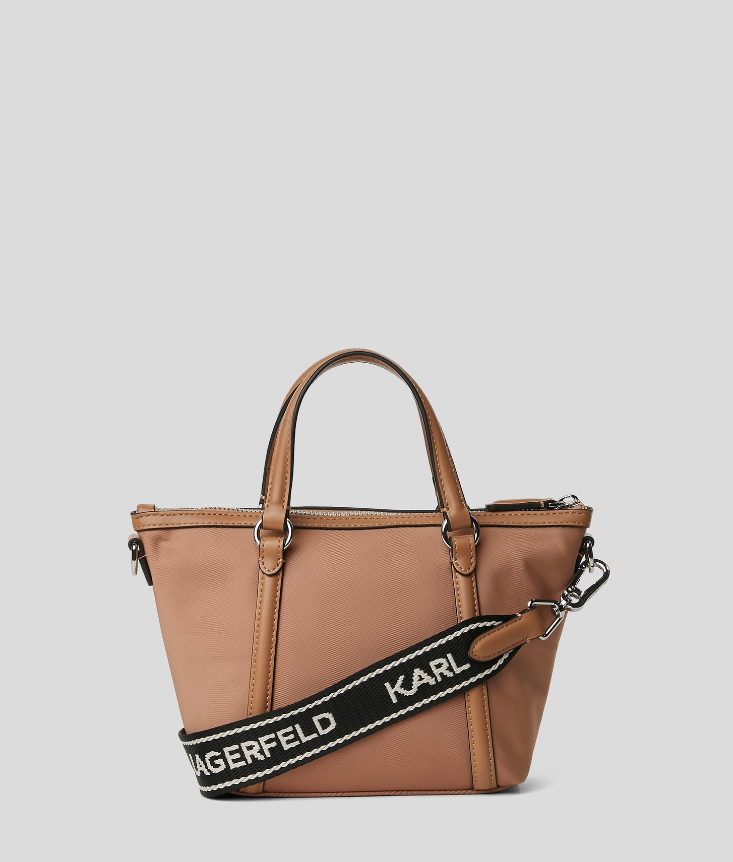 KarlLagerfeld Rue St-Guillaume Mini Tote Bag Clay