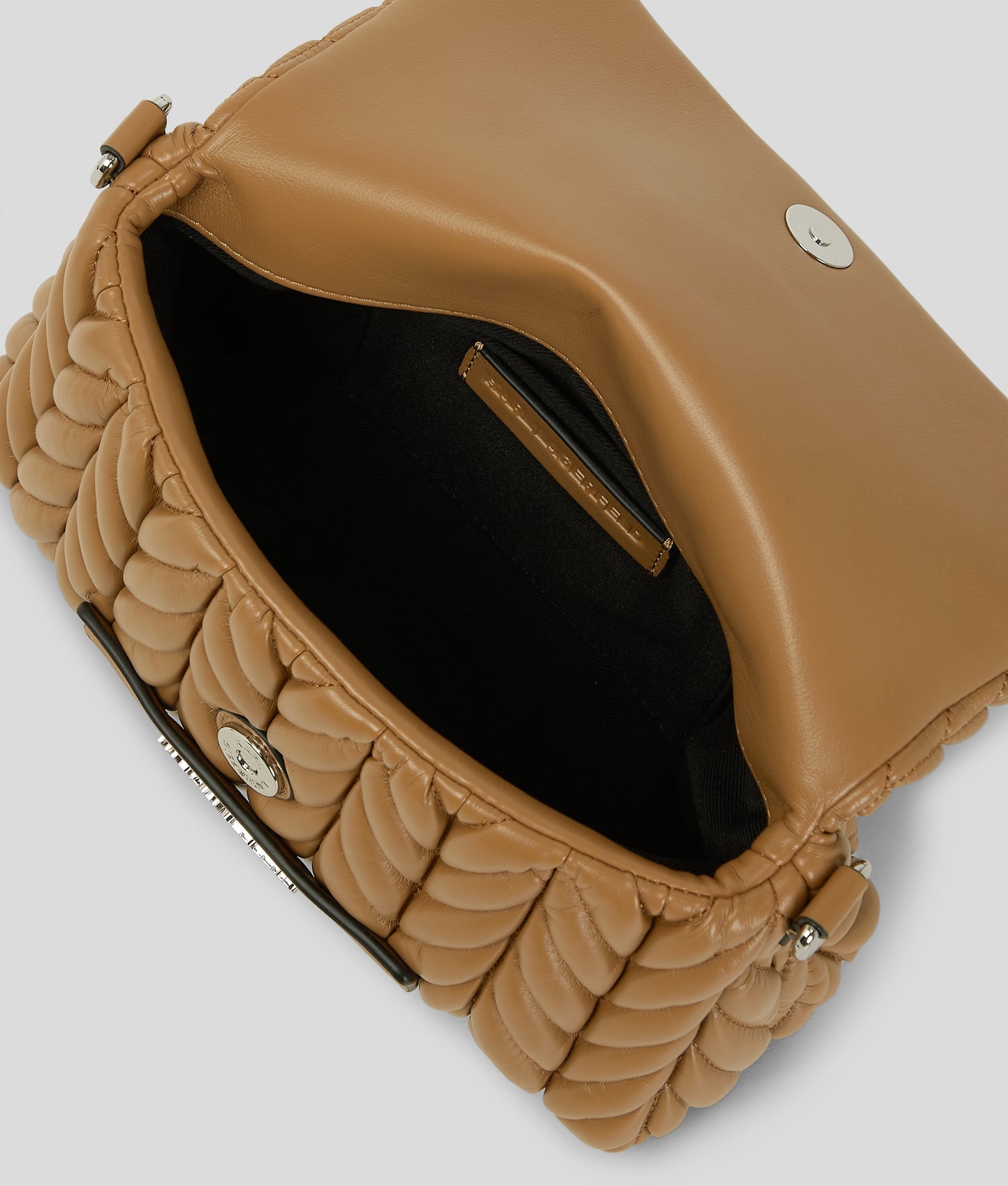 KarlLagerfeld Kweave Crossbody Bag Caramel