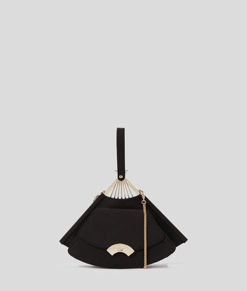 KarlLagerfeld Kl Studio Fan Clutch Bag Black/Gold