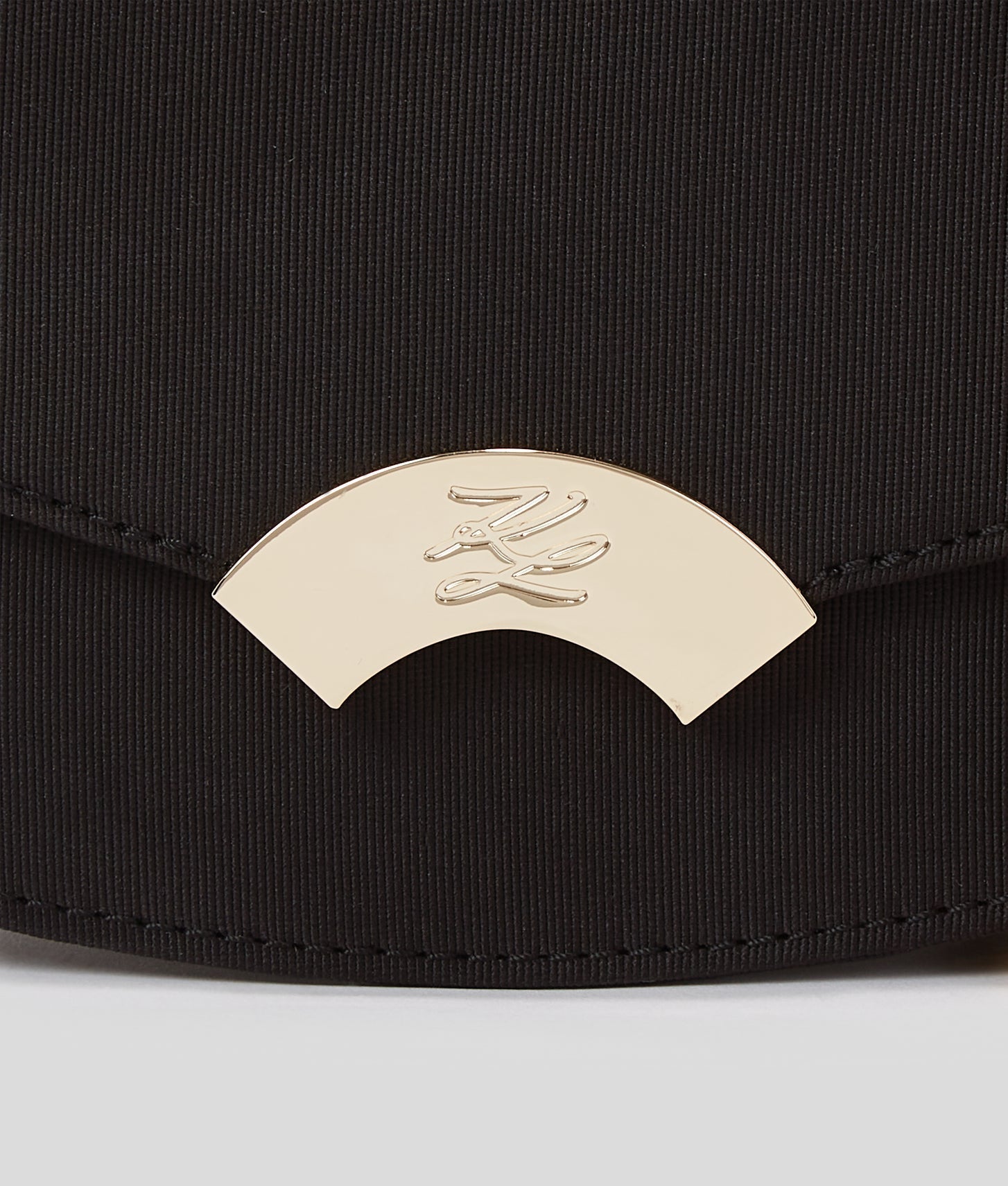 KarlLagerfeld Kl Studio Fan Clutch Bag Black/Gold