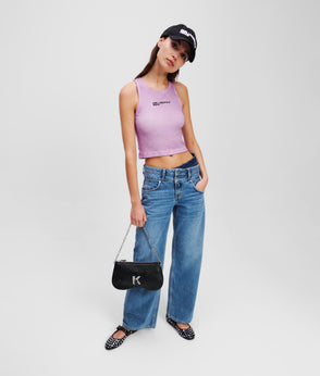 KarlLagerfeld Sunglasses Shoulder Bag Black