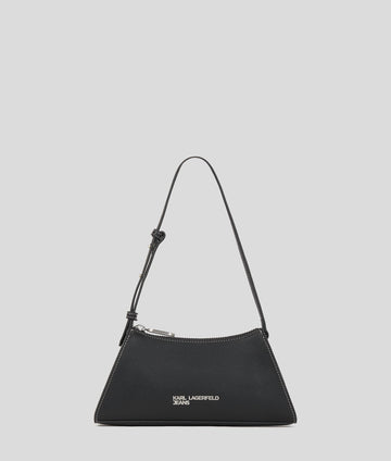 KarlLagerfeld Metal Logo Small Shoulder Bag Black