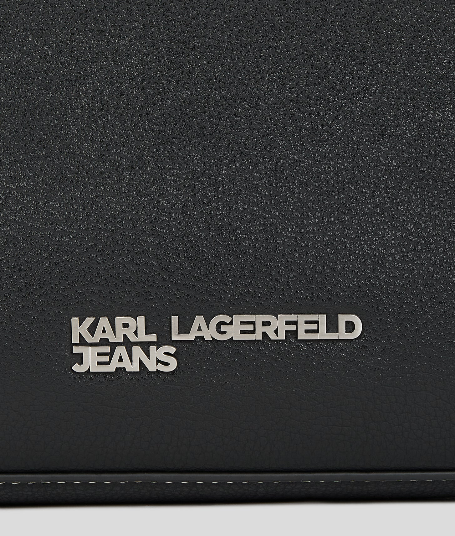 KarlLagerfeld Metal Logo Small Shoulder Bag Black