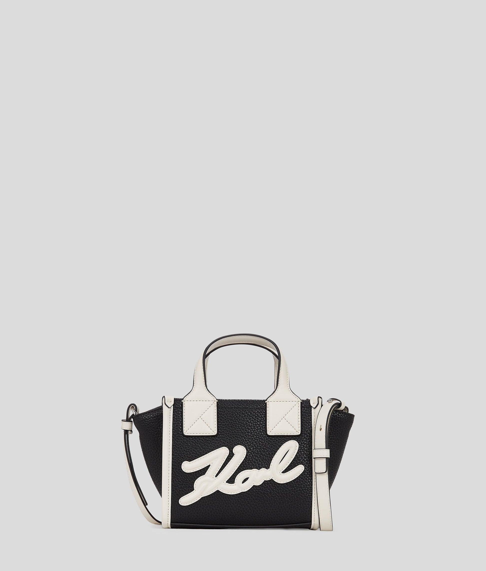 KarlLagerfeld Kskuare Small Tote Bag Black/White