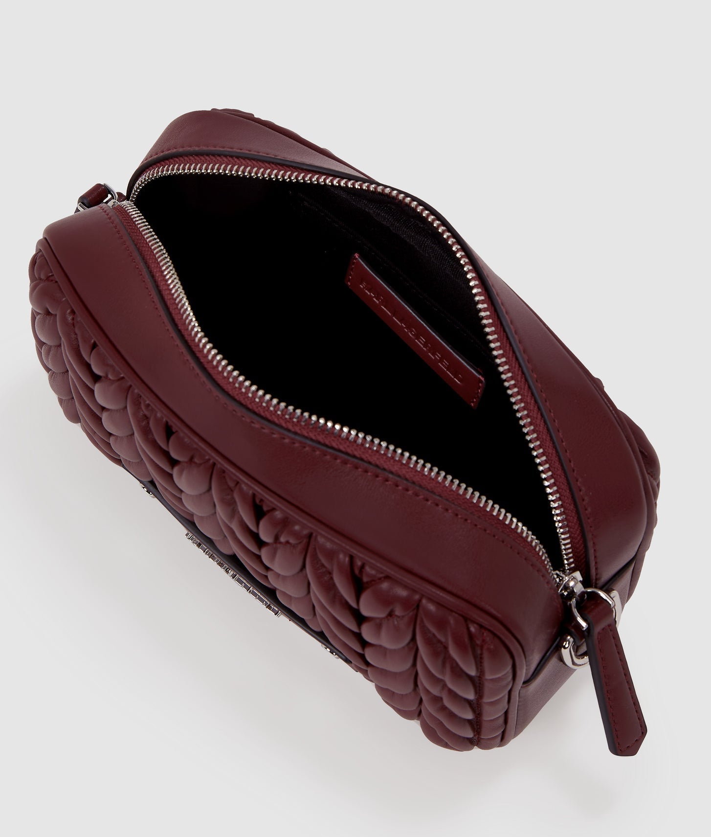 KarlLagerfeld Kweave Camera Bag Windsor Wine