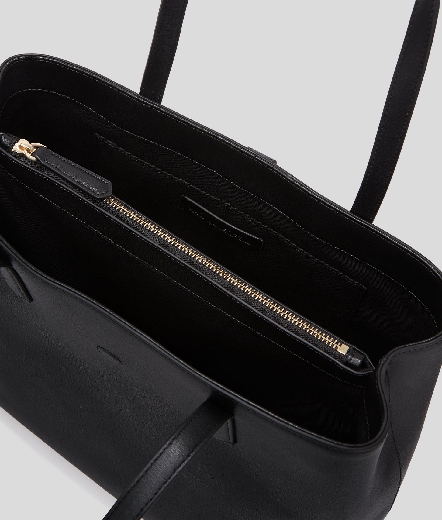 KarlLagerfeld Kautograph Padlock Medium Tote Bag Black/Gold