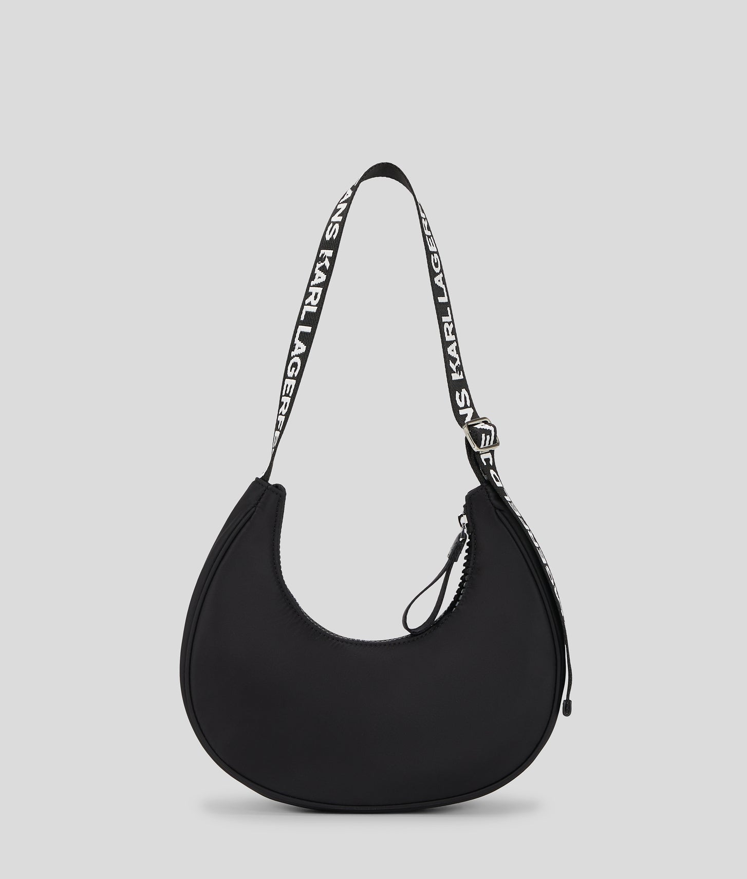KarlLagerfeld Nylon Moon Shoulder Bag White/Black