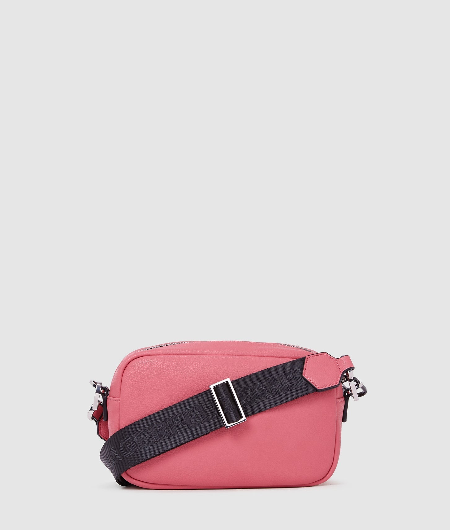 KarlLagerfeld Box Logo Crossbody Camera Bag Slate Rose
